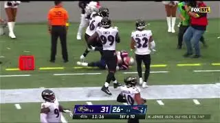 Mac Jones with TERRIBLE FLOP and complains to ref | Week 3 Patriots vs Ravens