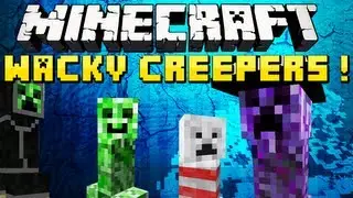 Minecraft: Mody 1.2.5 - Wacky Creepers! (8 Nowych Creeperów :O!)