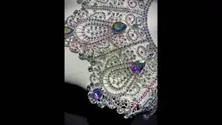 Процесс создания воротника #лисьямастерская