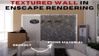 Tips for TEXTURED WALL | SketchUp Enscape Tutorial
