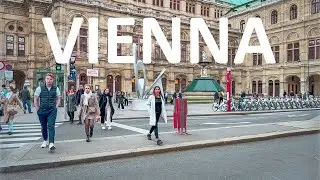 Vienna in March 2024, Walking in the City | 4K HDR