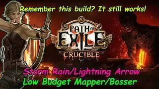 Hidden Boss Killer Is Back! Storm Rain Lightning Arrow Voltaxic Rift Deadeye POE 3.21 Crucible