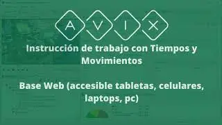 AviX - Instrucciones de Trabajo | #avix #tiemposymovimientos #timeandmotion #workInstructions