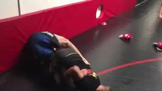 Wall work ! Take down to top side ashi