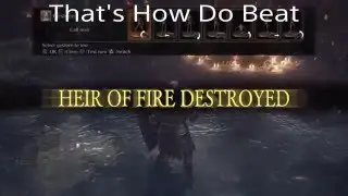 How Do Beat: Angry Tutorial Boss (Dark Souls 3 - Champion Gundyr)