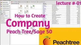 How to create company in Peach Tree