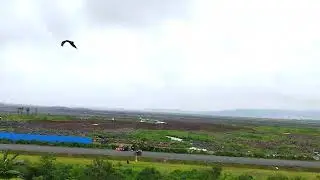 Navi Mumbai Airport Under Construction Site by Road View
