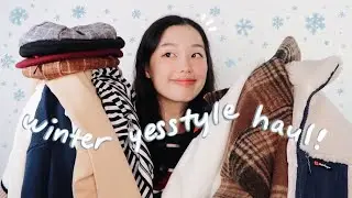 a cozy winter yesstyle try-on haul + simple outfit ideas!