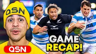 American's Recap of NZ vs Argentina Rugby Championship Game | This was UNEXPECTED!