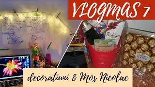 VLOGMAS 7 | Ce am primit de Moș Nicolae & decorăm camera❤