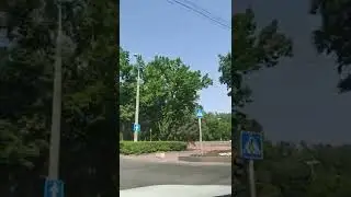 Перекрёсток. Улица А. Кадыри и Ш. Рашидова. Монумент 
