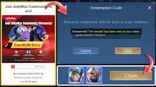 HOW TO GET FREE SKIN REDEEM CODES FROM JOLLYMAX WEB EVENT!