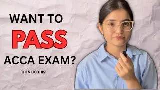 Want to Pass? THEN DO THIS! (Watch Before You Enter the Exam Hall) #acca #exam #youtube