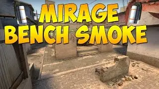 CS:GO Smoke Spots - Mirage, Bench Smoke