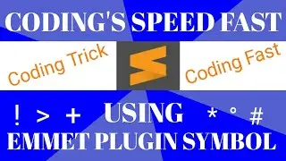 CODING SPEED FAST USING EMMET PLUGIN SHORTCUT IN SUBLIME TEXT 3