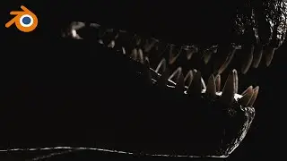 Unleash the beast a Blender T-Rex cinematic animation | Jurassic World dinosaur project