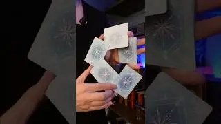 Card Shuffling With Frozen Cards?! #shorts #viralvid #viral_video #satisfying #shuffle