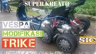 VESPA MODIFIKASI TRICKEL JUARA 1 KONTES - TBSS XXIV LUBUK SIKAPING - WEST SUMATERA
