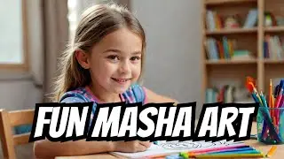 Fun and Simple Masha Drawing for Kids
