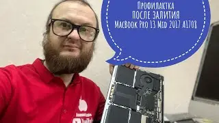 Профилактика после залития MacBook Pro 13 Mid 2017 A1708