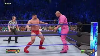 WWE2K22 Walter vs Happy Corbin on SmackDown for the Intercontinental Championships Match