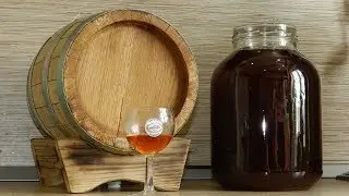 Яблочный дистиллят из дубовой бочки