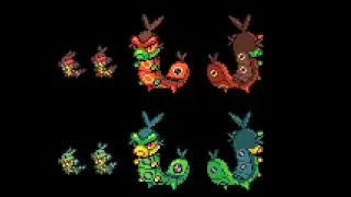 Pokemon Fusion: Sizzlipede - Blipbug - Caterpie