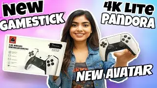 PS5 Edition Game stick 10,000+ Games inbuilt 4K Lite Pandora Mini Game Stick in new Avatar Unboxing
