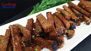 Чесночные гренки. Закуска - пальчики оближешь!