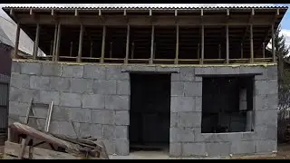 Крыша для бани односкатная