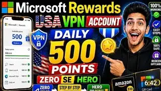 Microsoft Rewards New Update unlimited point new vpn Trick 