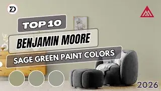 Top 10 Benjamin Moore Sage Green Paint Colors 2026 | The Most Popular Picks Right Now