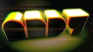 3D Text Spin Animation