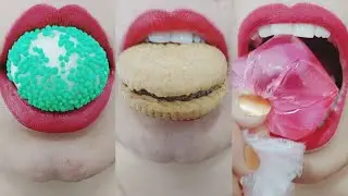 ASMR Emoji Food Mukbang : ASMR Satisfying Emoji Food eating sounds #emojifood #mukbang #asmr