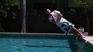 Falling into a pool for an hour