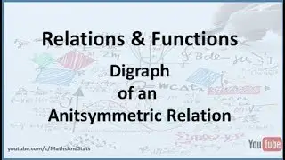 Relations and Functions: A Digraph of an Anti-symmetric Relation