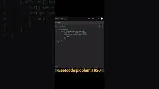 Build array from permutation | Leetcode problem solving #leetcode #java #shots