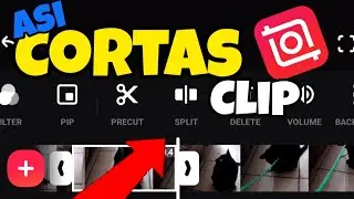 ASI Cortas un CLIP Video en Inshot App Facil y Rápido 2024 #inshotapp