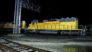 RARE UP SD40N trails on NS 179 under power (9/24/2025)