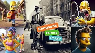Simpsons Funny Image Generate for free | Bing image generator | #aiimages