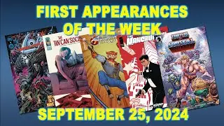 First Appearances of the Week: September 25, 2024