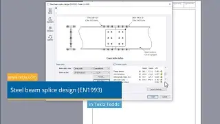 Steel beam splice design (EN1993) v1.0.00