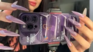ASMR tapping & scratching camera Phone - one minute !
