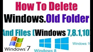 Delete Windows.Old Folder / Clean up C Drive.