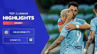Melbourne City v Sydney FC - Highlights | Isuzu UTE A-League 2023-24 | Round 03