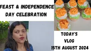 Happy Feast Assumption Of Mother Mary|Independence Day Celebration #konkanivlogs #goanvlogger
