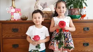 Happy mother's day! Дети поздравляют всех мам и бабушек с 8 марта!София и Султан / с днем матери!