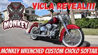 Harley Davidson Cholo Bike Reveal - Custom Heritage Softail Vicla