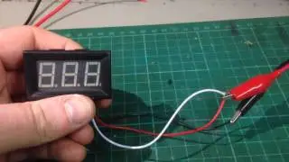 Banggood Panel Voltmeter Settings and Setup as an Ammeter
