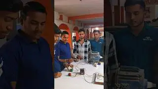 single phase dual starter connection electrician Iti Practical classes #experiment